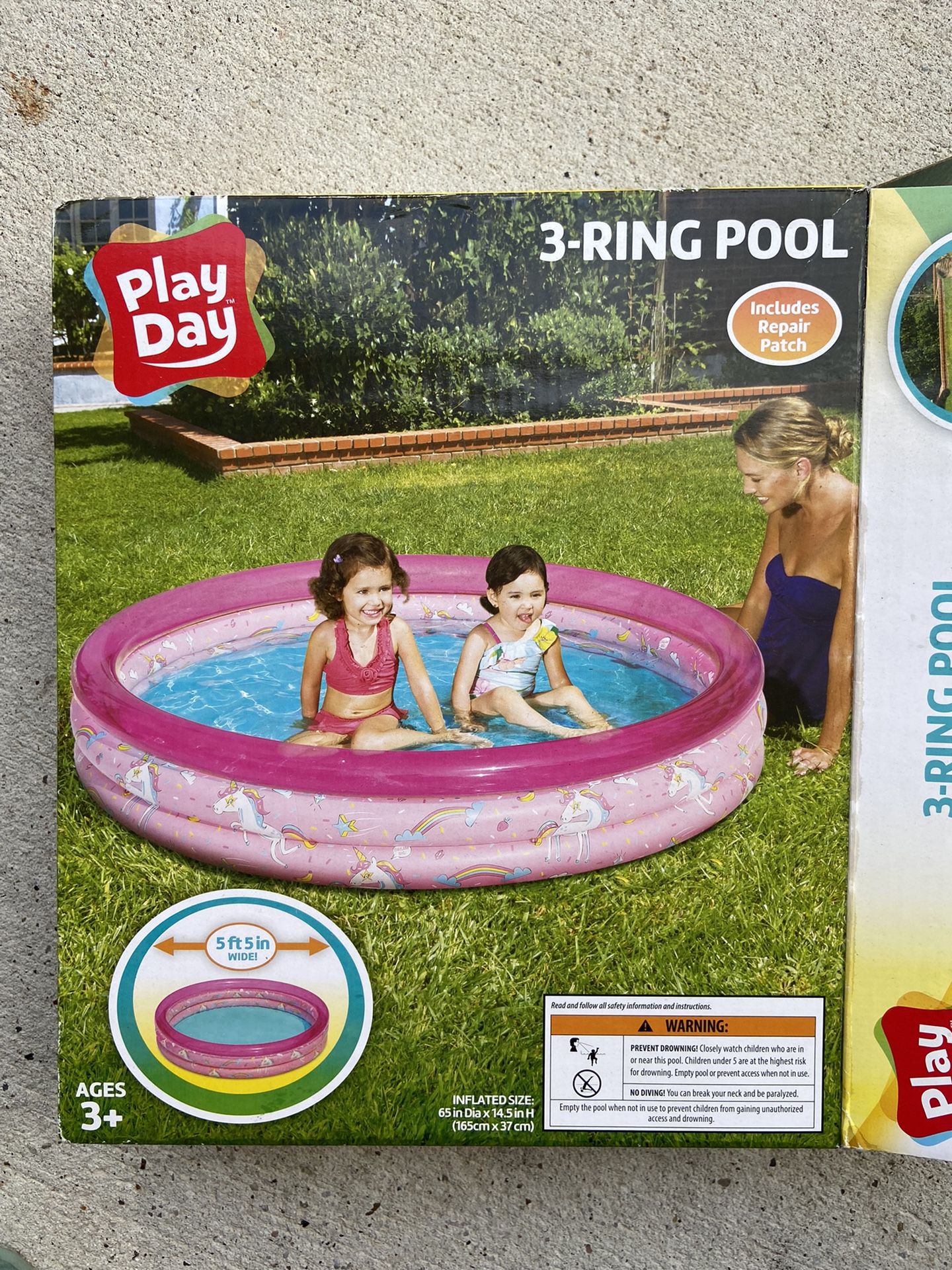 Play day store 3 ring pool