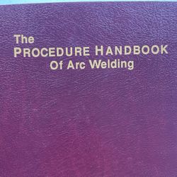 THE PROCEDURE HANDBOOK Of Arc Welding