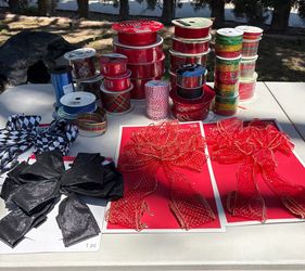Huge bundle of Christmas Ribbon