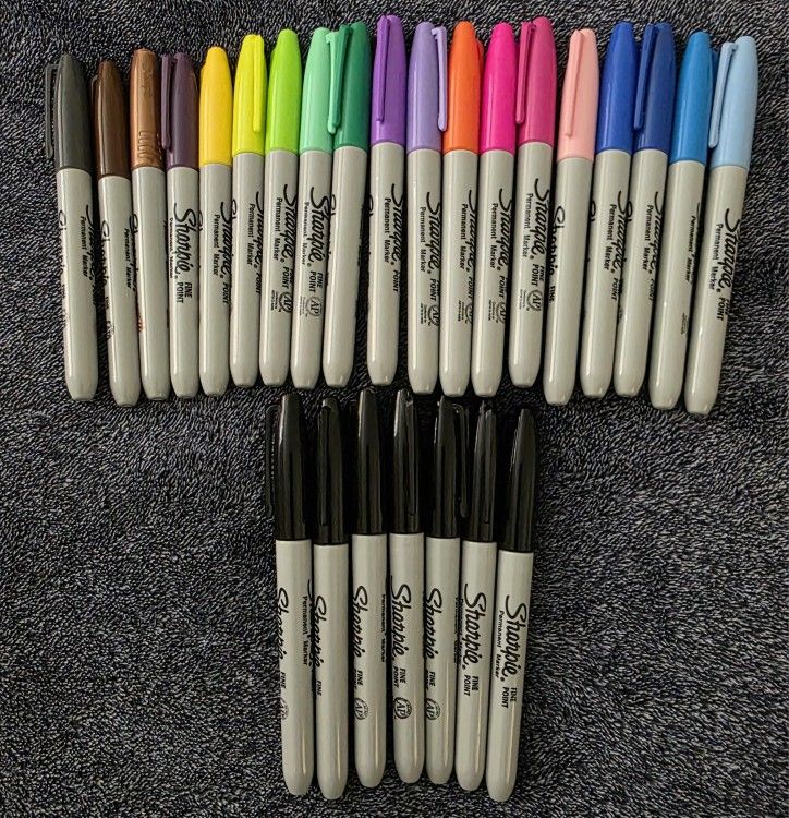 Sharpie Permanent Markers Fine Point 26 Pc. 