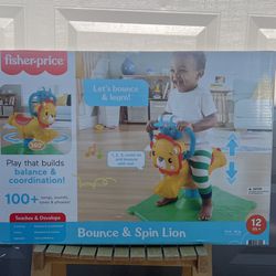 Fisher-price Bounce And Spin Lion