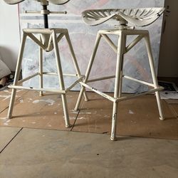 Custom Saddle Stools (pair)