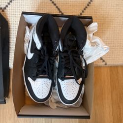 Jordan Mid Black And White Sneakers (Men’s)