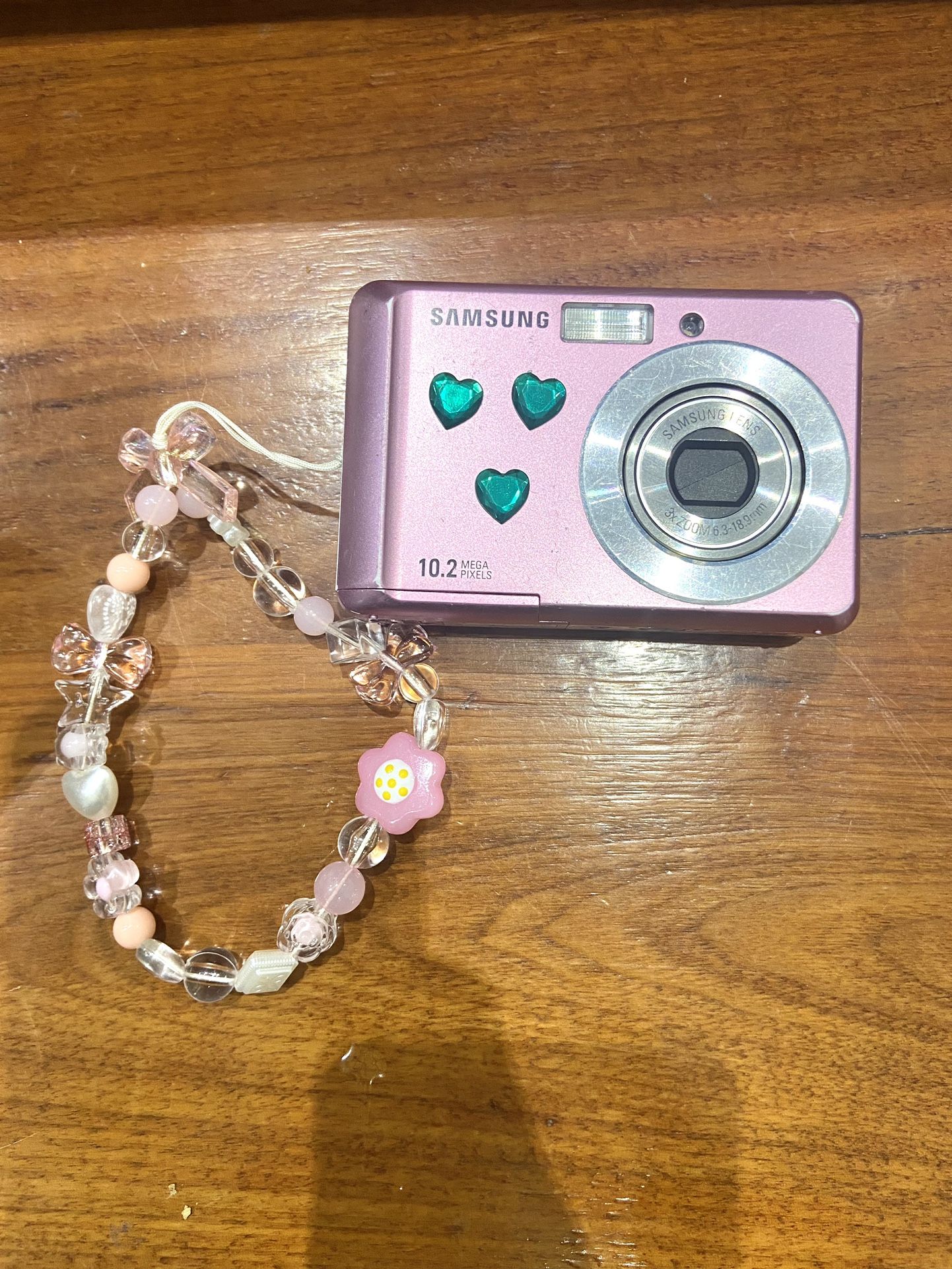 Used Rare Pink Samsung Digimax SL30 10.2 Megapixel Digital Camera With Sd Card
