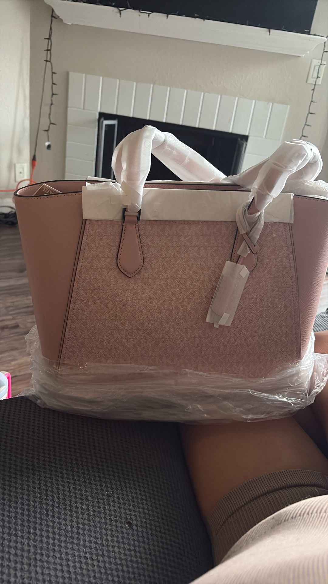 Michael Kors Taren Smokey Rose Large Purse