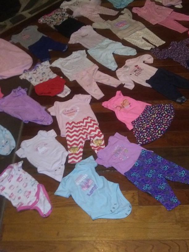 Baby Girl Clothes 37 Items  Size 0-3 Months Other Sizes Available .girls. Boys Mens And Wome 