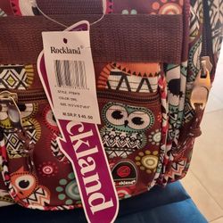 CUTE OWL BAG NEW! COULD BE A DIAPER BAG