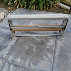 Vintage McClintock Butcher Paper Roll Cutter Rack Mercantile General Store Works...asking $25.00