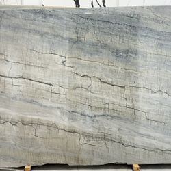 QUARTZITE SLABS OCEAN BLUE 3CM FOR KITCHEN COUNTERTOPS 