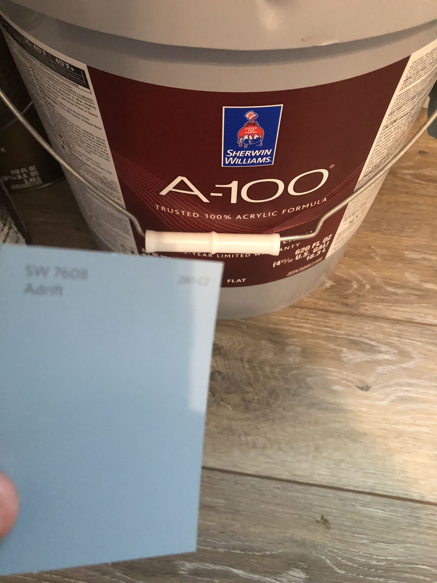 5 gal of exterior Shirwin Williams A100 paint