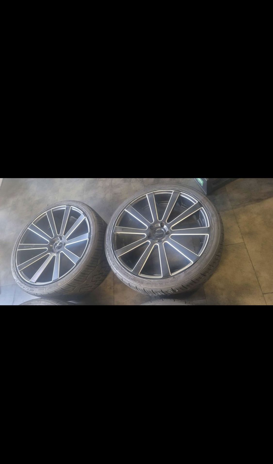 22" Gianelle staggered 5x120 wheels and tires for Sale in Edgewood, MD