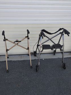 Lot of 2 Folding Mobility Walkers