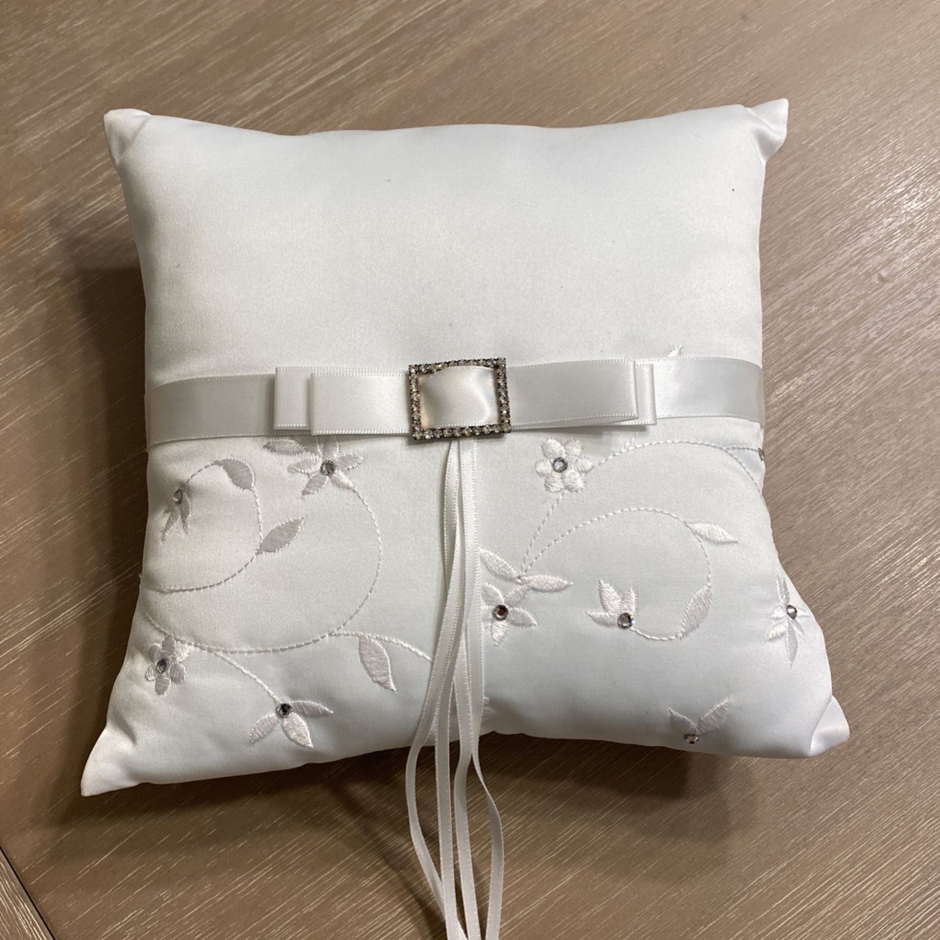Swarovski Wedding Ring Bearer Pillow
