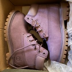 Purple Timberland Boots