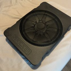Kicker 10inch Sub / Amp Under The Seat