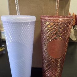 2 Starbucks 24 Oz Tumblers Holiday 2021