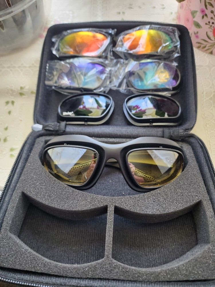 Sun Glasses With Multiple Lenses