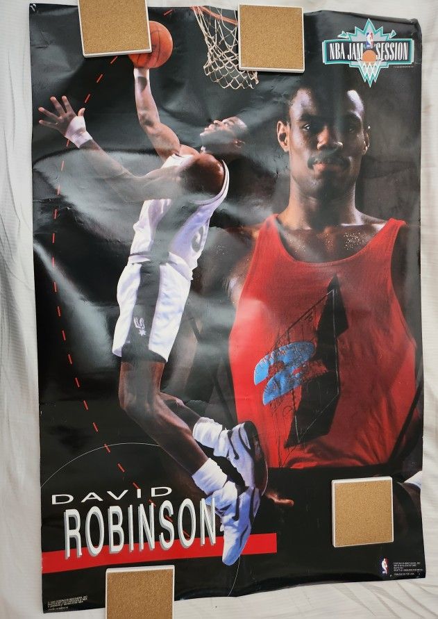 David Robinson San Antonio Spurs Poster