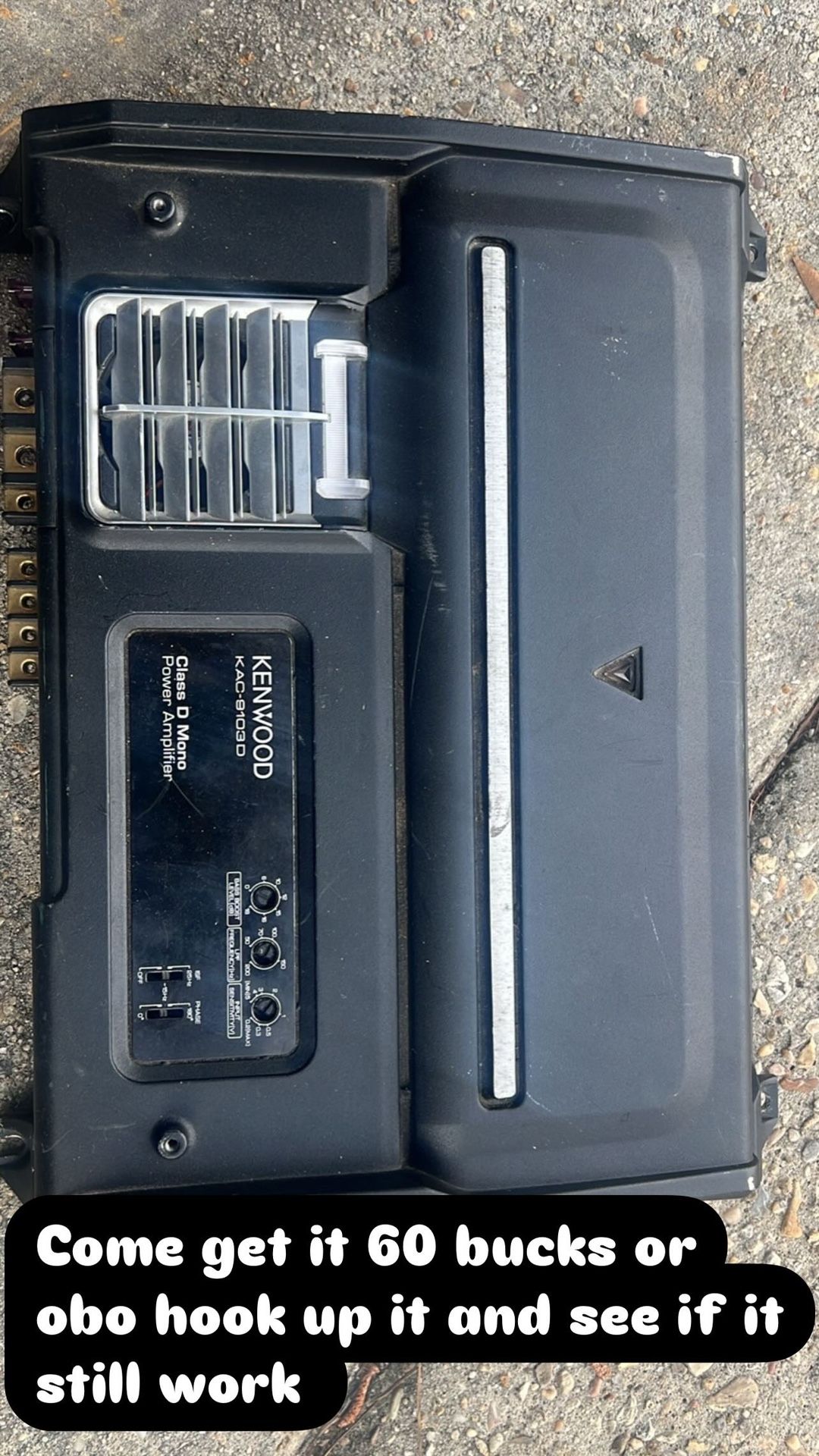 Kenwood Amp