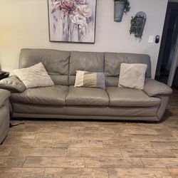 Leather Couch And Loveseat Set