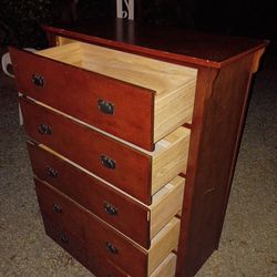 Solid wood dresser