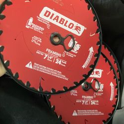 Diablo Saw-blades 7 1/4” 24 Teeth 