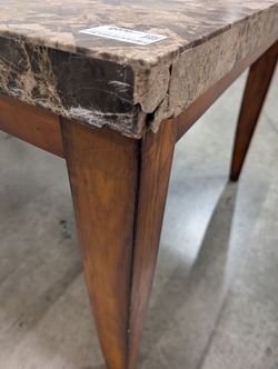 Warehouse sale Rectangular Dining Table with Granite-Look Top