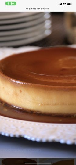 Home made flans