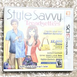 Style Savvy: Trendsetters (Nintendo 3DS, 2012) CIB Complete in Box