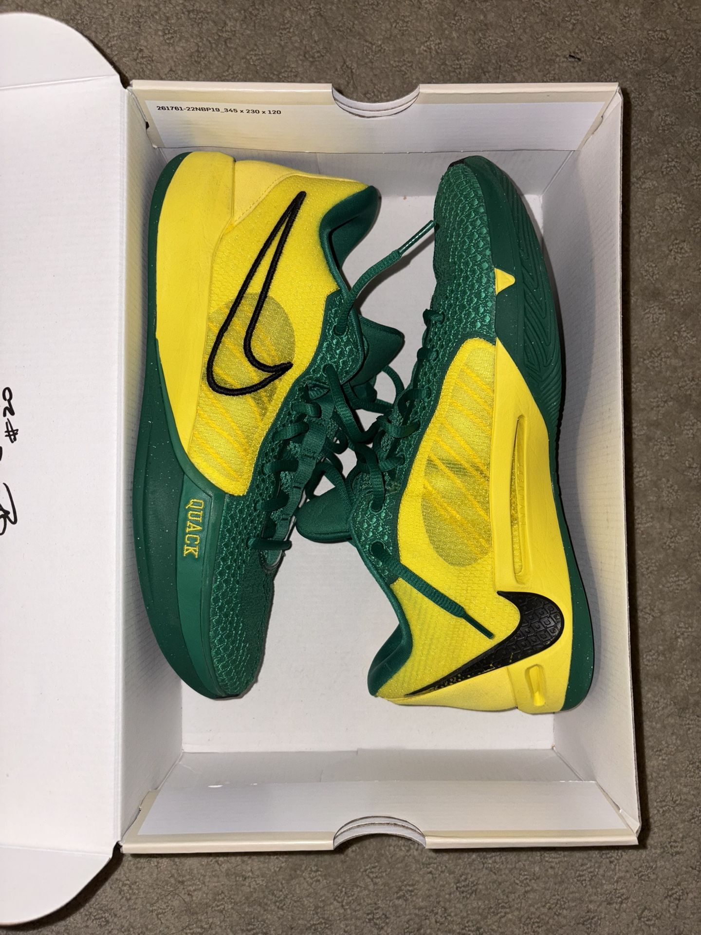 Nike Sabrina 1 ‘Oregon’ Basketball Shoes