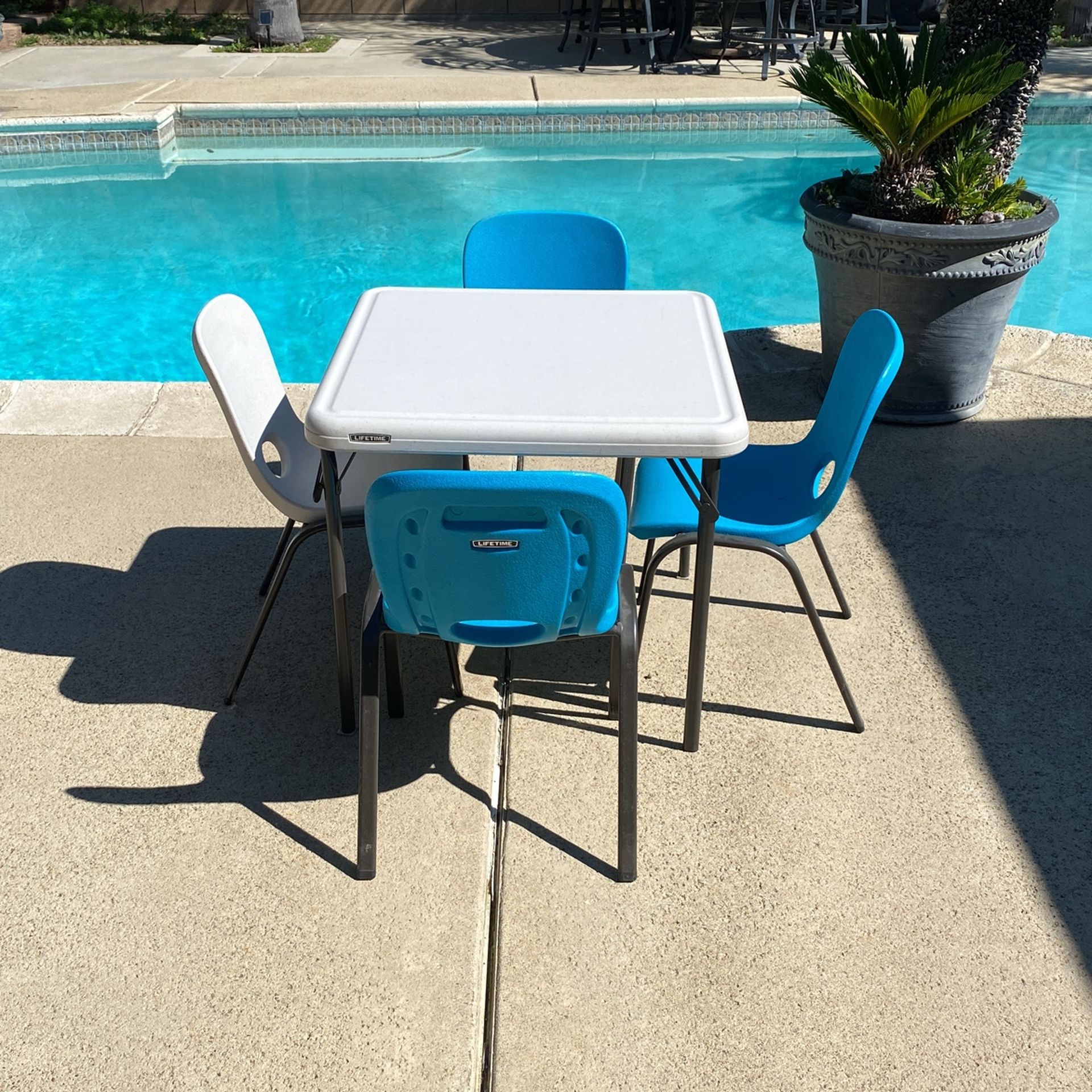 Lifetime Kids Chairs And Table Set