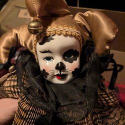 Porcelain Clown Doll 