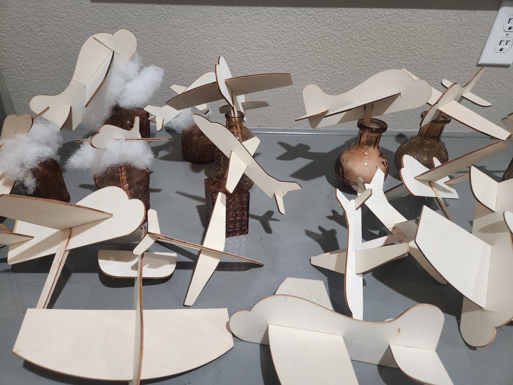 Wooden Airplane Theme Bundle 