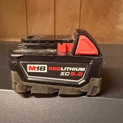 Milwaukee 5.0 Battery 