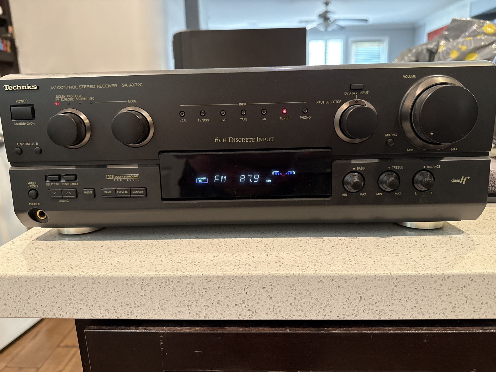 📻 Vintage Technics Stereo Receiver – Model SA-AX720 – No Remote 📻