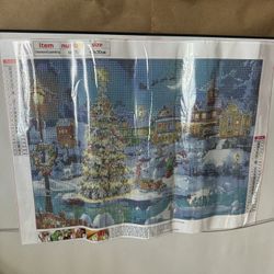 Xmas Village Diamond Art