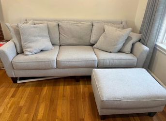 Boston Interiors Lakeville Sofa and Ottoman