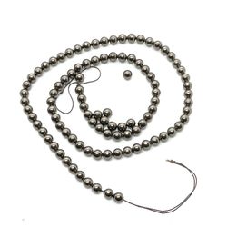 25” Strand Of Black/Gray Pearls