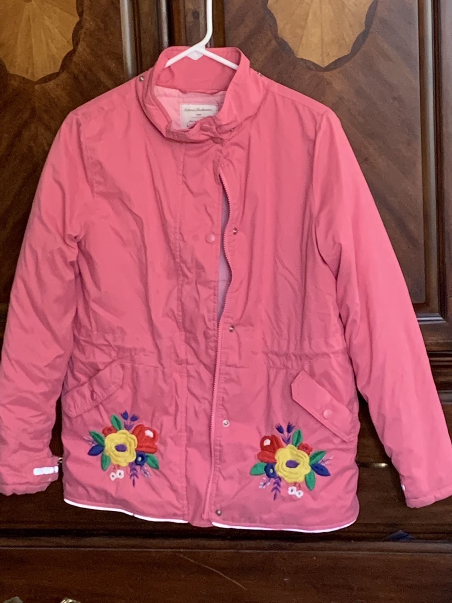 Hanna Andersson Girl’s Embroidered Snow Cold WeatherJacket
