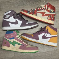 Jordan 1s and Kiy 1s