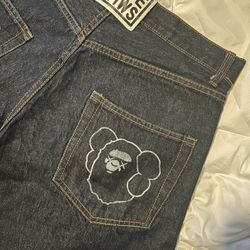 A Bathing Ape Jean Shorts 
