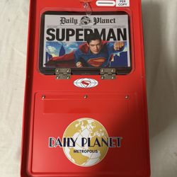 2025 Superman Daily Planet Newspaper Box Popcorn Bucket Tin AMC Cinema Movie