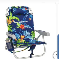 Tommy Bahama® 5-Position Backpack Beach Chair with Pillow