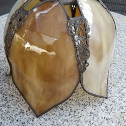 Slag Glass ANTIQUE, Tulip Lamp Shade
