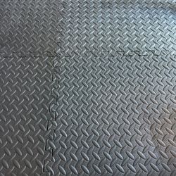 Workout Black Foam Tiles 