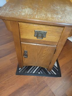 Solid wood night table