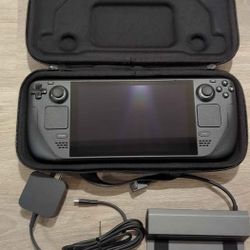 Steam Deck 512GB (Official Valve SSD Upgrade) + Docking Station & Case