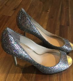 Enzo Angiolini glitter pump, size 9 1/2