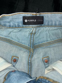 Purple jeans skinny