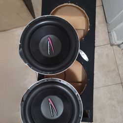 12 Inch Audiobahn Subwoofers 